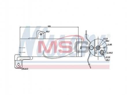 Осушитель NISSENS 95497