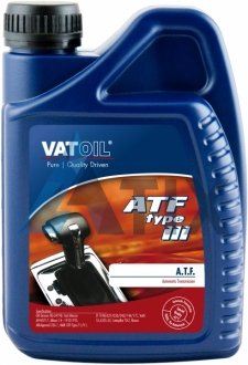 Трансмиссионное масло ATF Type III минеральное 1 л VATOIL 50088