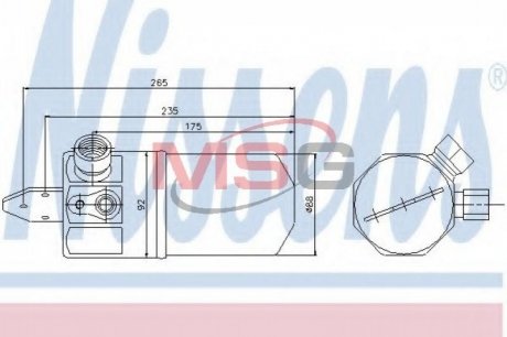 Осушитель AI A 6/S 6(97-)2.5 TDi(+)[OE 4B0.820.193 A] NISSENS 95318