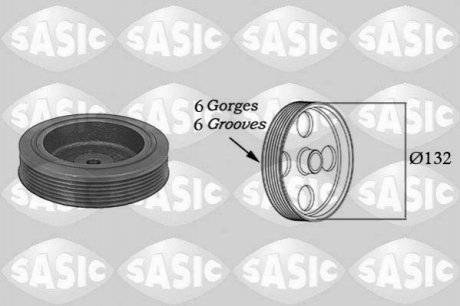 Шкив коленвала SASIC 4000704