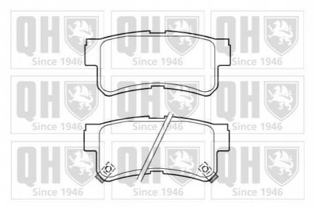 Колодки тормозные 1 QUINTON HAZELL BP1387