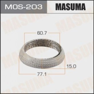Кольцо глушителя (60.7x77.1x15) MASUMA MOS203 (фото 1)