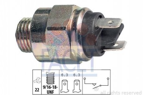 Датчик заднего хода ROVER: 800 (XS) 825 D/SD (XS) 86-99, 800 Наклонная задняя часть (XS) 825 D/SD (X FACET 7.6127 (фото 1)