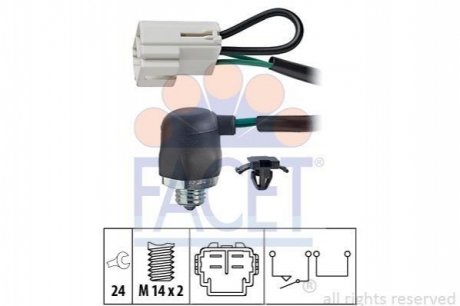 Вмикач заднього ходу FACET 7.6144 (фото 1)