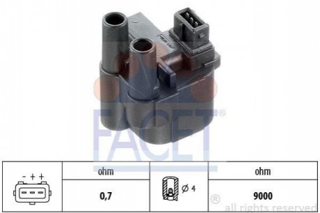 Котушка запалювання FACET 9.6276