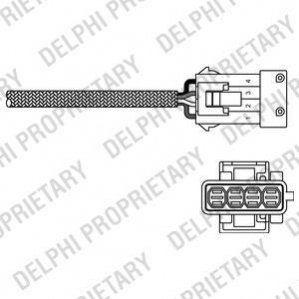 Кислородный датчик Delphi ES10797-12B1