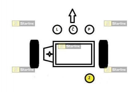 Опора двигуна / КПП STARLINE SM 0053