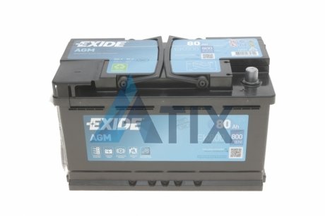 Аккумулятор EXIDE EK800 (фото 1)