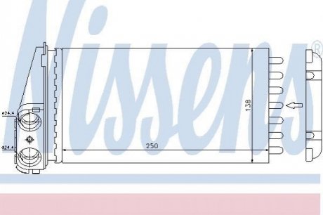 Теплообменник NISSENS 72945