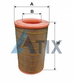 Фильтр воздушный (AM 447/2) WIX FILTERS 93123E