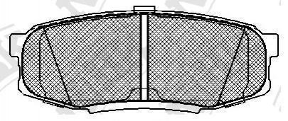 Колодки торм.зад. NiBK PN1542