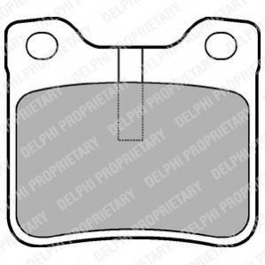 Колодки торм.зад. Delphi LP991