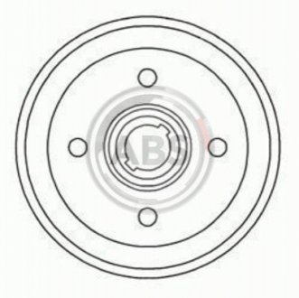 Тормозной барабан A.B.S. 5125-S