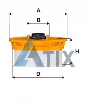 Фільтр паливний TOYOTA LC 4.5 D 08- (вир-во -FILTERS) WIX FILTERS WF8503 (фото 1)