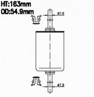 Фильтр топливный JS ASAKASHI FS618J