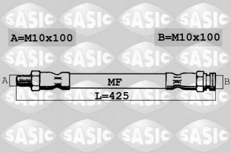 Гальмівний шланг SASIC 6606017