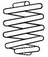 Пружина подвески передняя SACHS 997 520