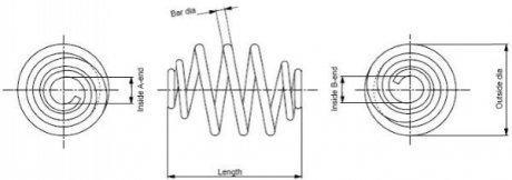 Пружина MONROE SP3407