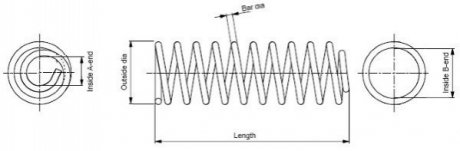 Пружина MONROE SP3695