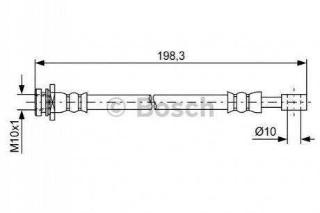 Тормозной шланг BOSCH 1987481630