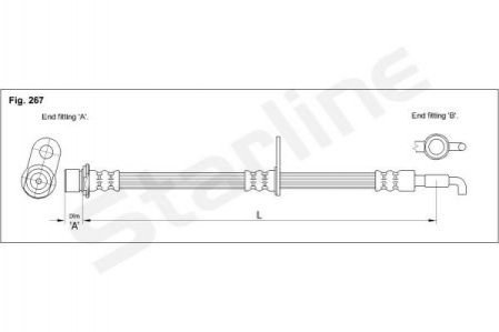 Тормозной шланг STARLINE HA ST.1189