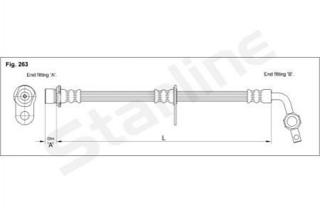 Гальмівний шланг STARLINE HA EB.1200.1