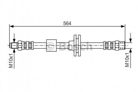 Гальмівний шланг BOSCH 1987476752