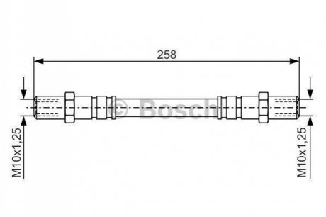 Шлангопровод BOSCH 1987476192