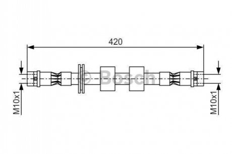Гальмівний шланг BOSCH 1987476414