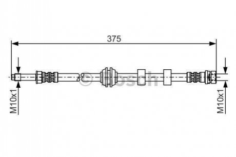Гальмівний шланг BOSCH 1987476626