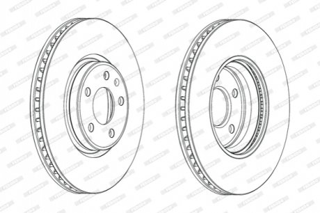 Гальмівний диск FERODO DDF1996C-1