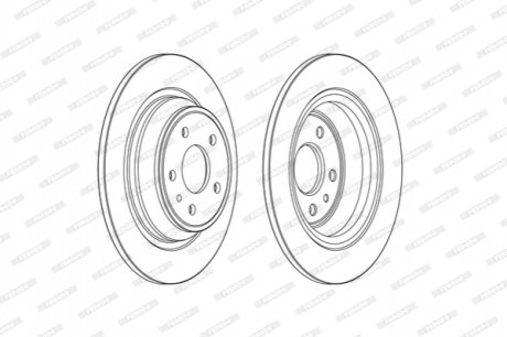 Гальмівний диск FERODO DDF2338C