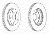 Диск тормозной TOYOTA AURIS (Японская сборка) 1.4/1.6 07- передние вент. FERODO DDF1789 (фото 2)