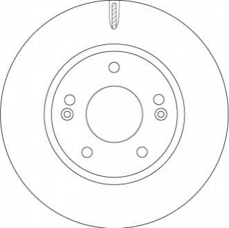 Диск гальмівний TRW DF6936