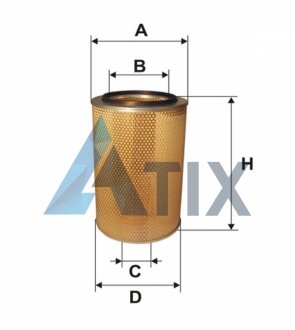 Фільтр повітря WIX FILTERS 46741E