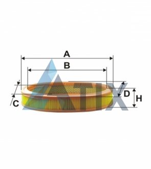 ФИЛЬТР ВОЗДУХА WIX FILTERS WA6005