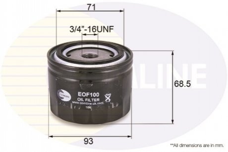 Фильтр вставка COMLINE EOF100 (фото 1)