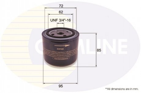 Фильтр вставка COMLINE EOF028 (фото 1)