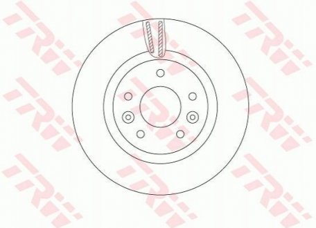 Тормозной диск TRW DF6786 (фото 1)