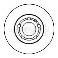 Тормозной диск BORG & BECK BBD4064