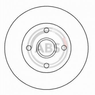 Тормозной диск A.B.S. 16286 (фото 1)