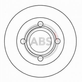 Тормозной диск A.B.S. 16068