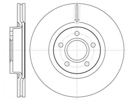 Диск тормозной передний RH ROADHOUSE 6711.10