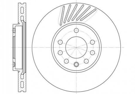 Диск тормозной Vectra B Saab 9-3 9-5 ROADHOUSE 6494.10