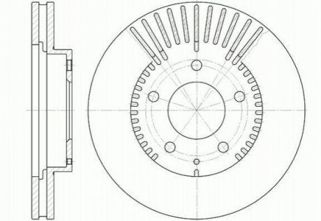 Тормозной диск ROADHOUSE 6840.10 (фото 1)