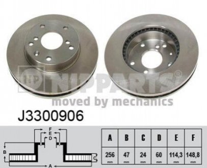 Тормозной диск NIPPARTS J3300906