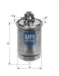 Фильтр топлива Fel.1.9 UFI 24.400.00 (фото 1)