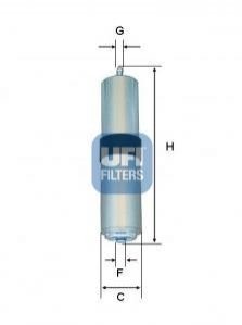Паливний фільтр UFI 31.857.01
