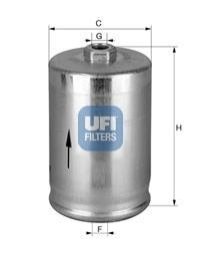 Фильтр топливный UFI 31.748.00