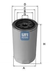 ФИЛЬТР МАСЛА UFI 23.274.00